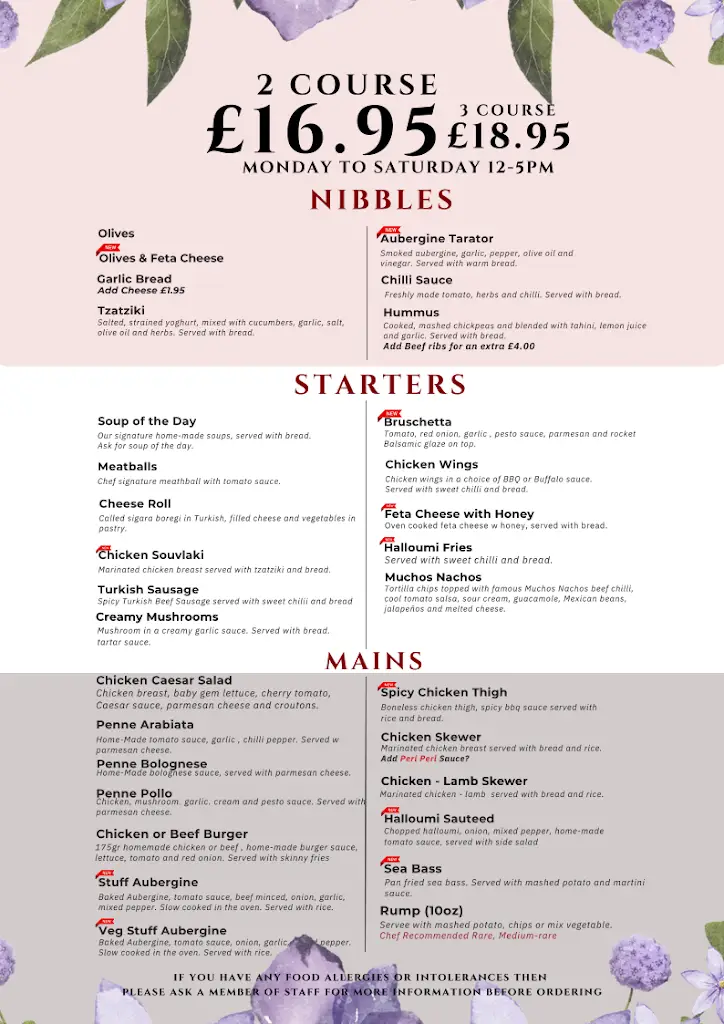 Menu_Bavette Steak House - Turkish Restaurant_Stockton Heath_imagen_3