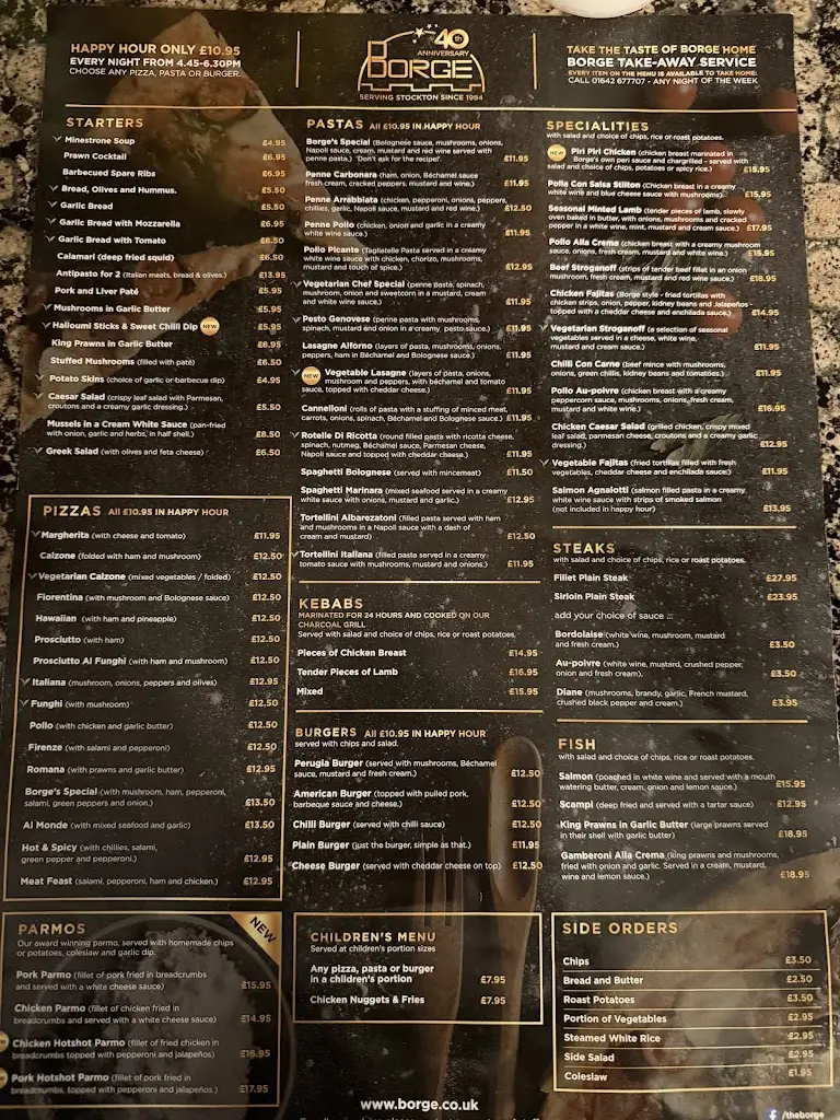 Menu_Borge Ristorante_Stockton-on-Tees_image_1
