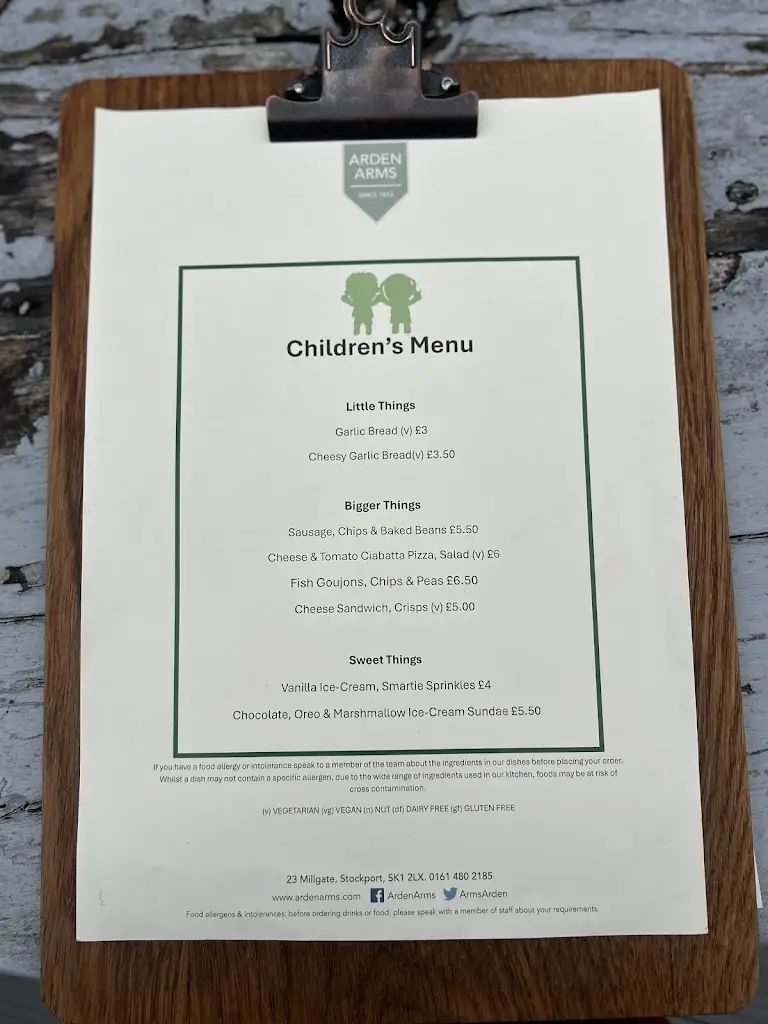 Menu_Arden Arms_Stockport_image_4