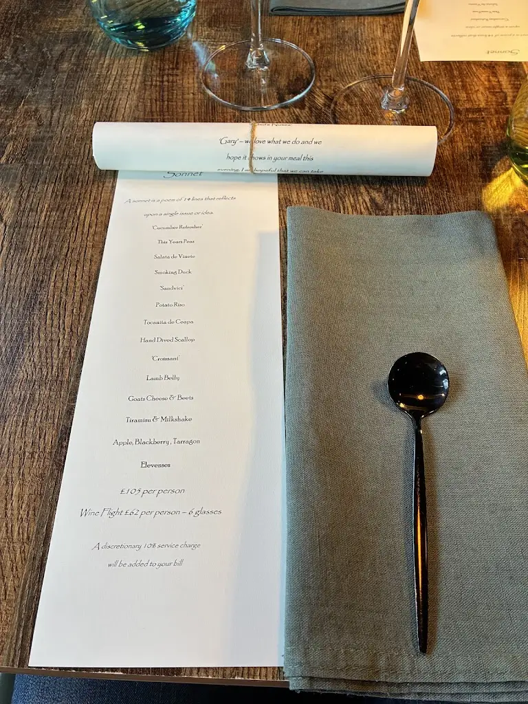 Menu_Sonnet Restaurant_Alnwick_immagine_2