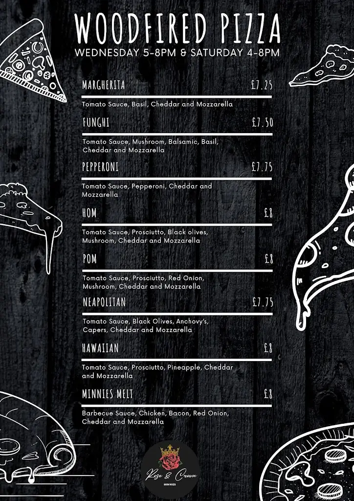 Menu_Rose & Crown 