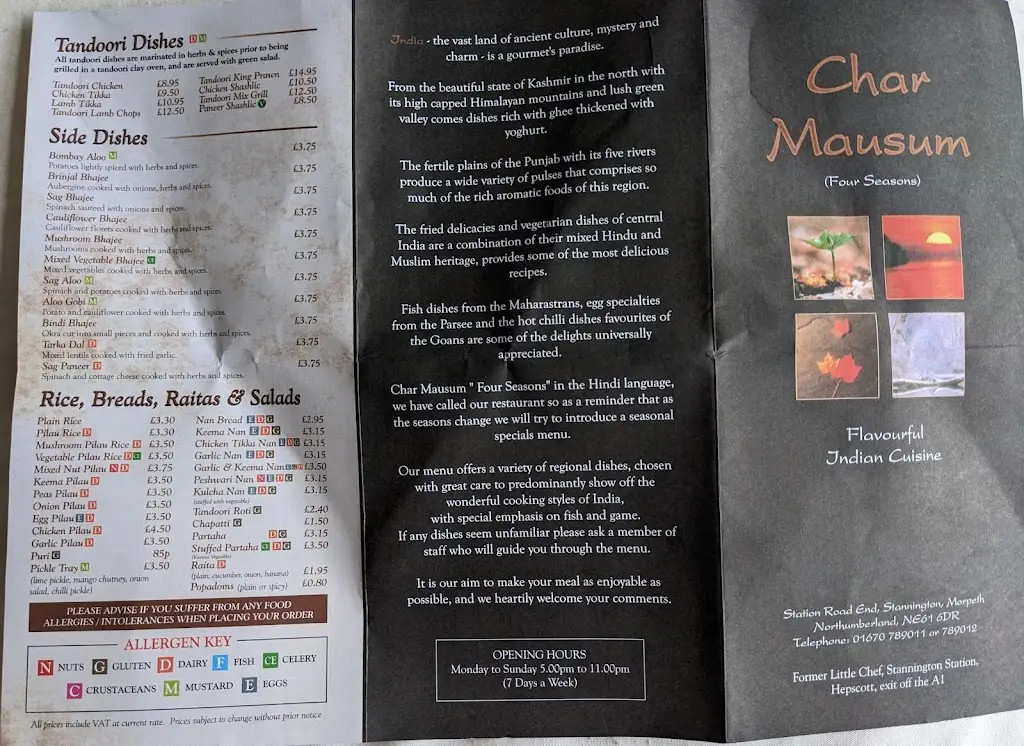 Menu_Char Mausum Indian Restaurant_Stannington_image_2