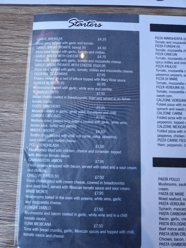 Menu_Sette Colli Restaurant_Stannington_image_1