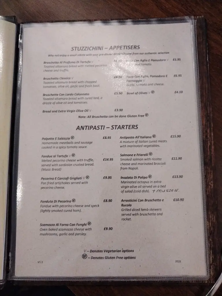 Menu_Vito's Italian Restaurant_Stannington_image_3