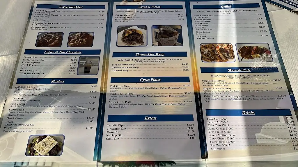 Menu_Greek Blue Sky_Stannington_image_1