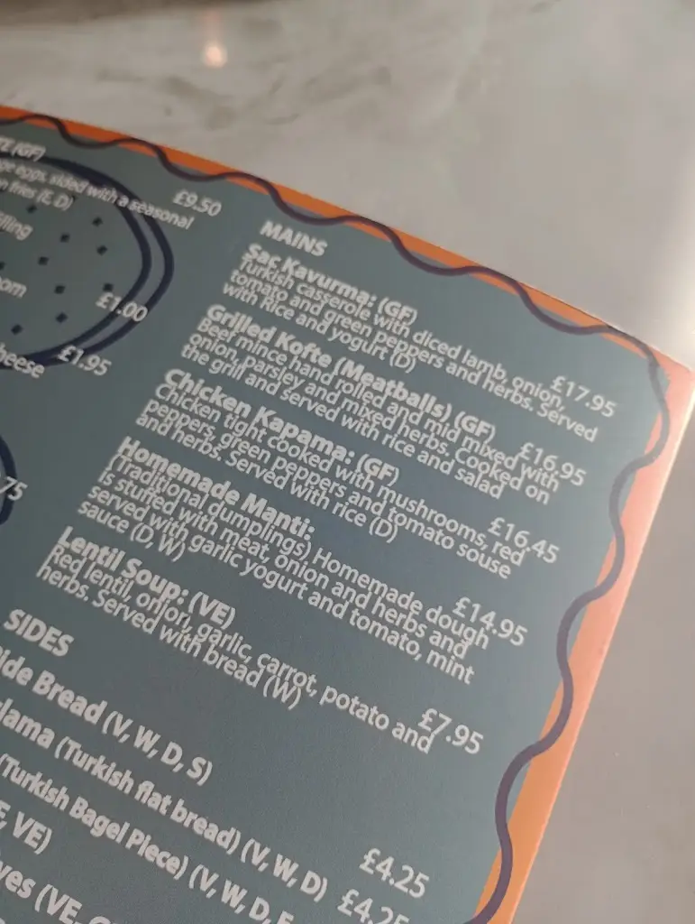 Menü_Valencia Tapas and Mediterranean Restaurant_Stannington_Bild_1