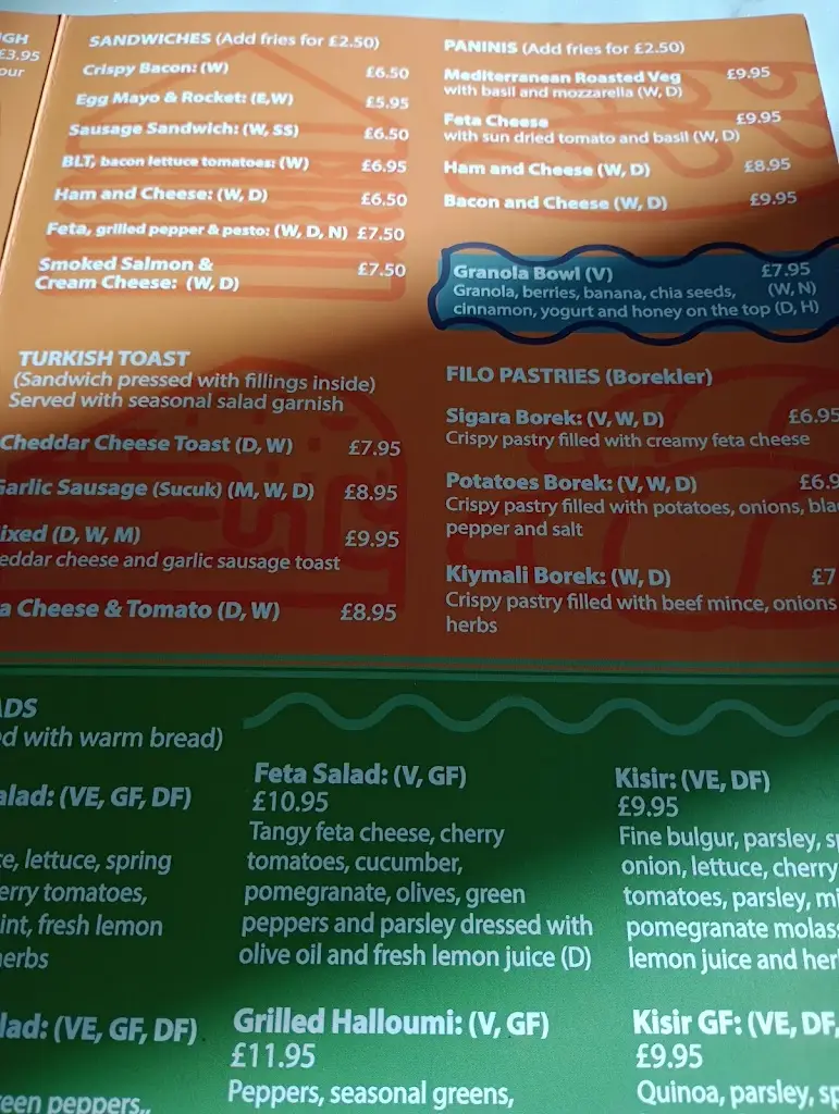 Menü_Valencia Tapas and Mediterranean Restaurant_Stannington_Bild_2