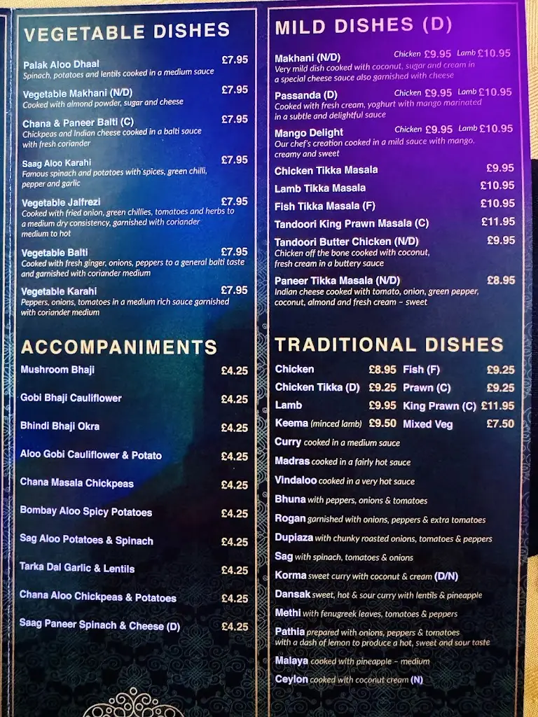 Menu_The Curry Spoon_Stannington_image_2