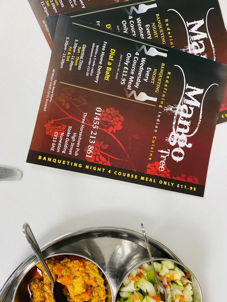 Menu_Mango Tree Restaurant_Stoke Golding_image_1