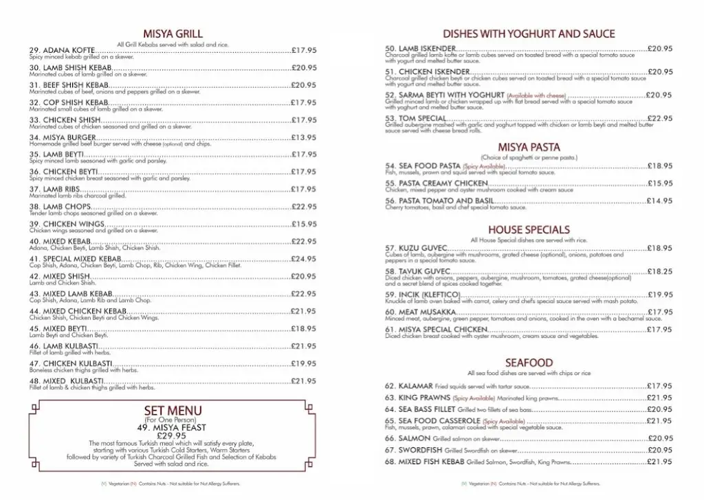Menu_Misya meze grill_Stevenage_image_1