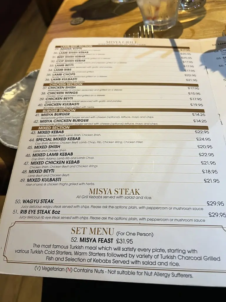 Menu_Misya meze grill_Stevenage_image_3