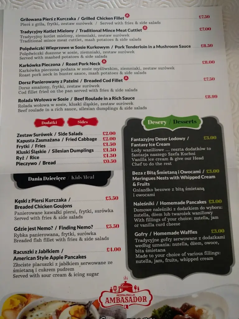 Menu_Ambasador Polska Restauracja w Slough_Stoke Poges_image_2