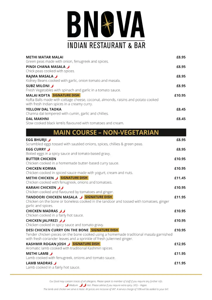 Menu_Bnova Indian Restaurant and Bar_Stanmore_image_2