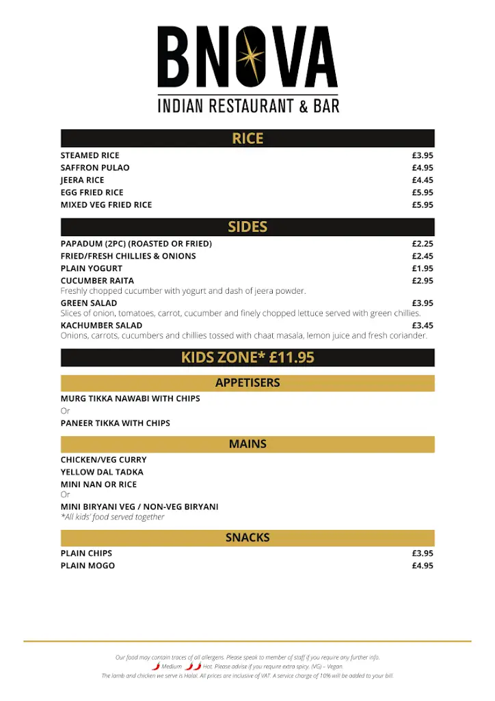 Menu_Bnova Indian Restaurant and Bar_Stanmore_image_4