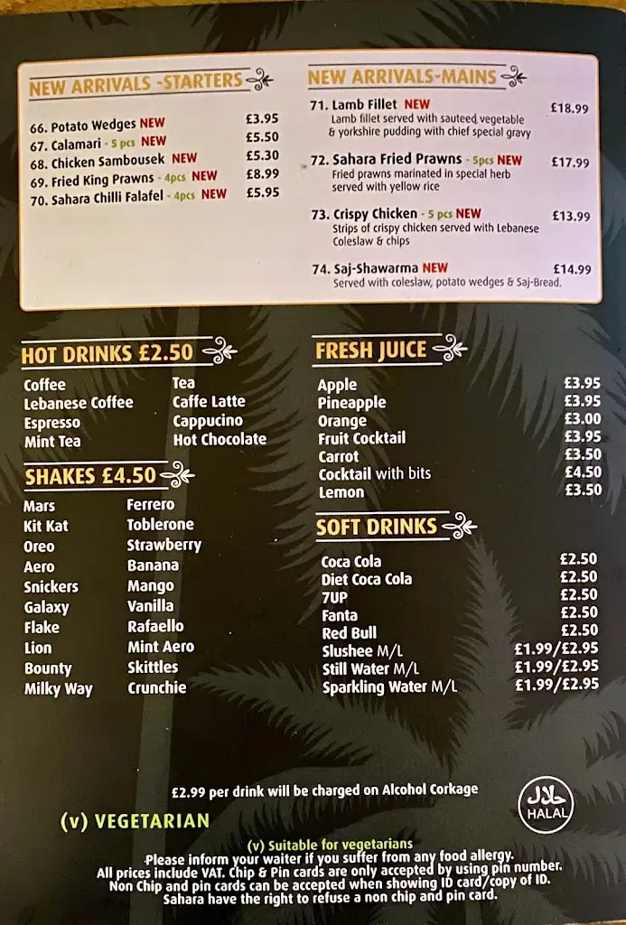 Menu_Sahara Lounge_Stanmore_image_2