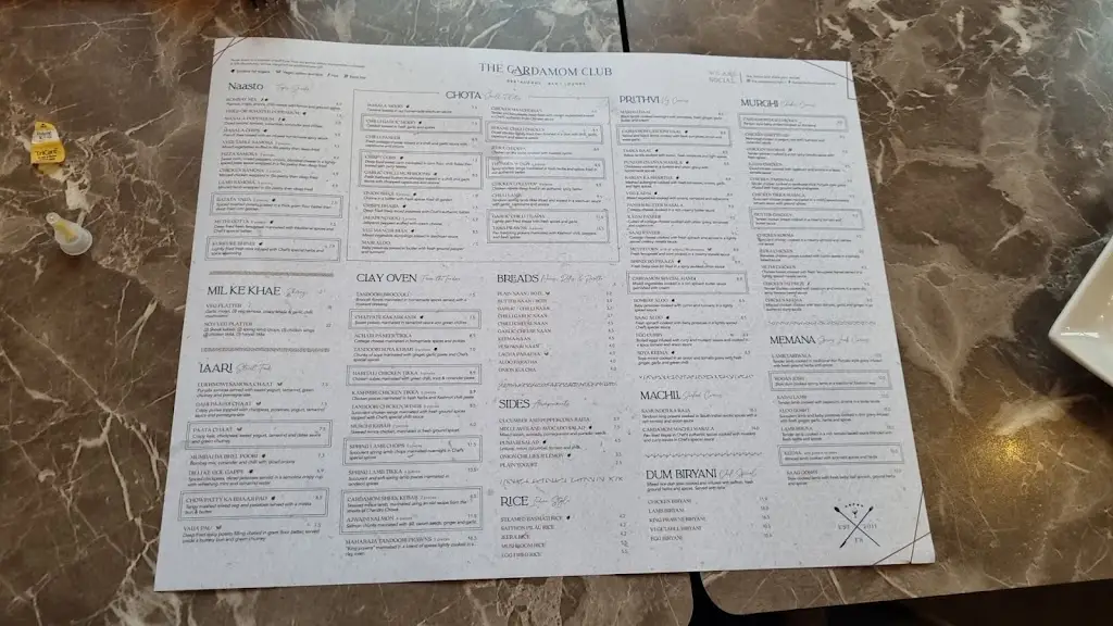 Menu_The Cardamom Club_Stanmore_image_4