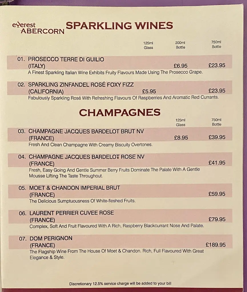 Menu_Everest Abercorn_Stanmore_immagine_4