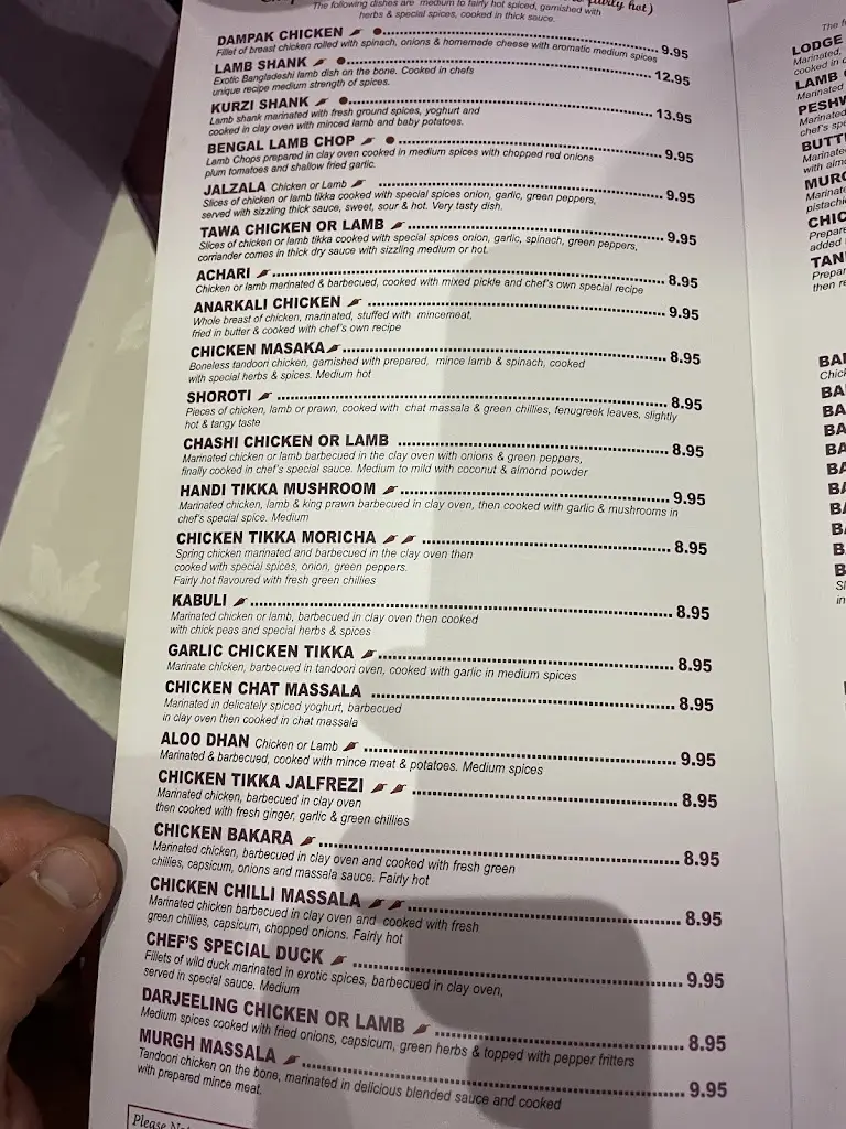 Menu_India Lodge_Stotfold_image_2