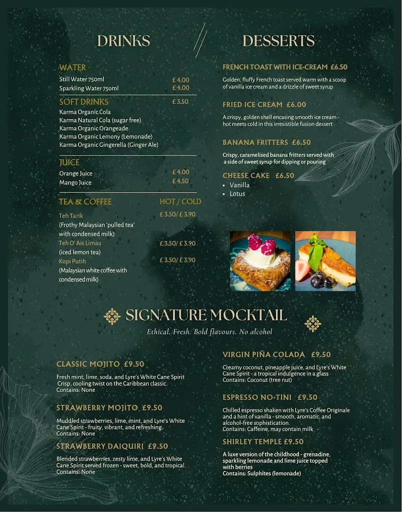 Menu_The Malay Courtyard_Stotfold_image_1