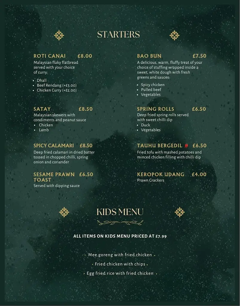 Menu_The Malay Courtyard_Stotfold_image_2