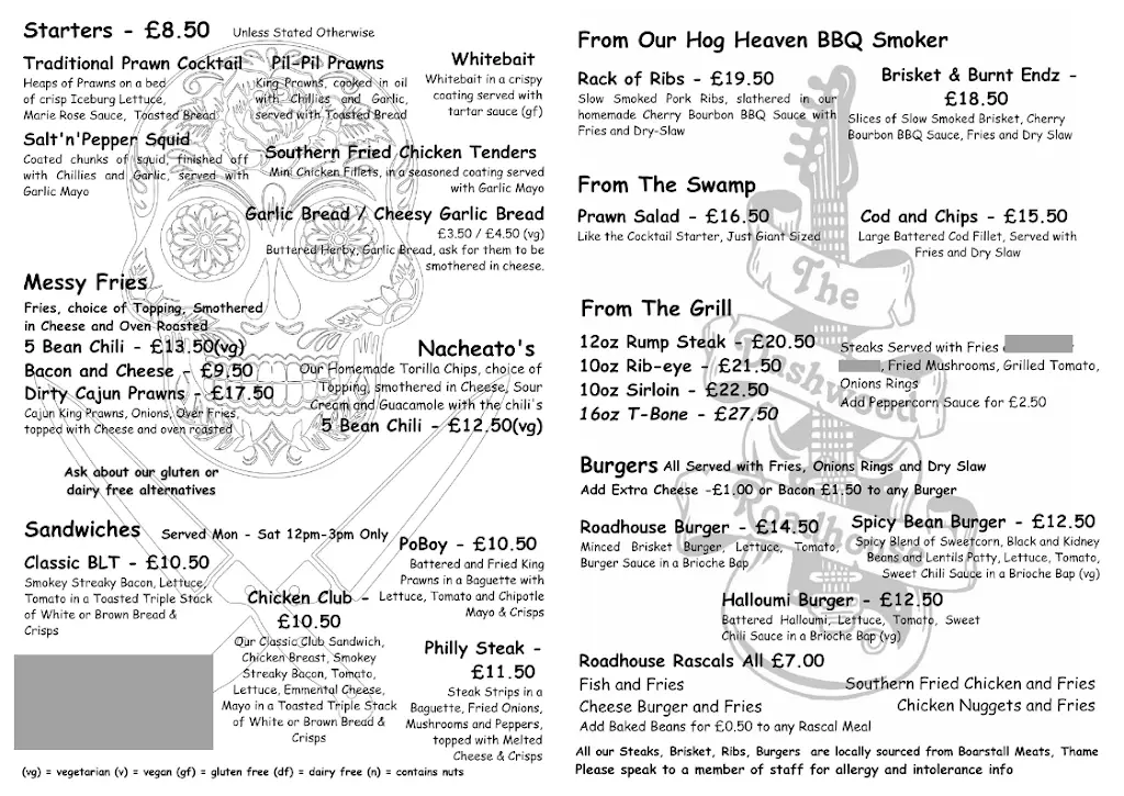 Menu_The Dashwood Roadhouse_Stokenchurch_image_1