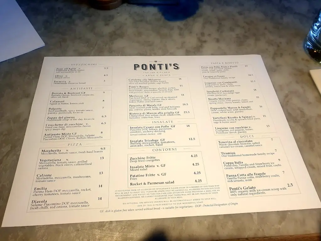 Menu_Ponti's Italian Kitchen_Stocksbridge_image_1