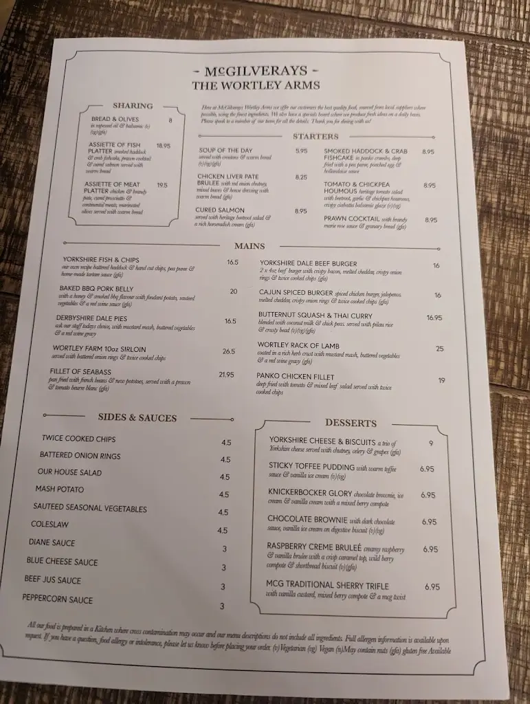 Menu_McGilverays The Wortley Arms_Stocksbridge_image_1