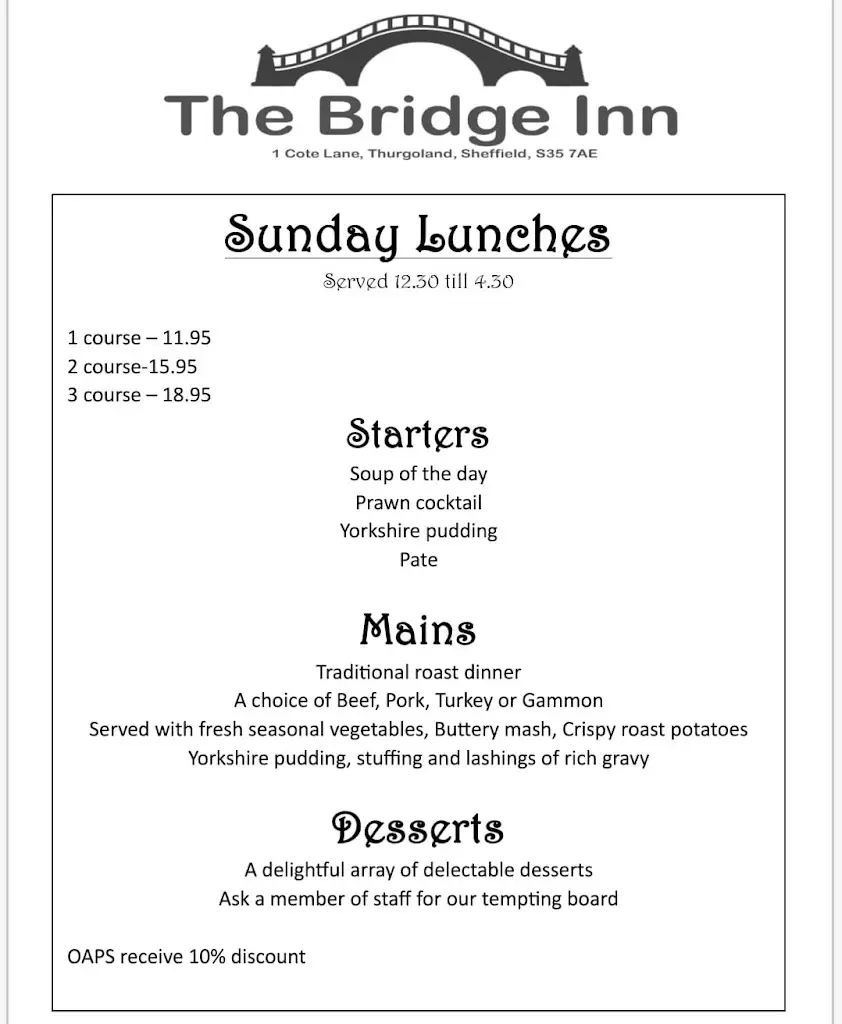 Menu_The Bridge Inn_Stocksbridge_image_3