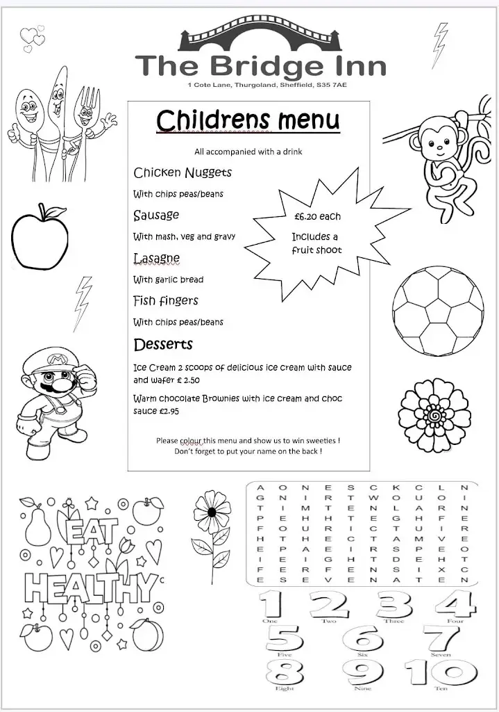 Menu_The Bridge Inn_Stocksbridge_image_4