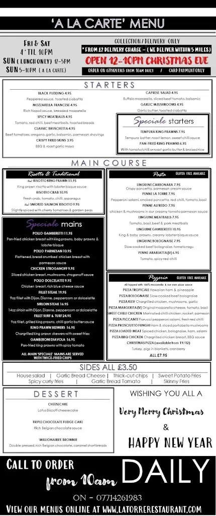 Menu_La Torre Italian Restaurant_Bedlington_image_3