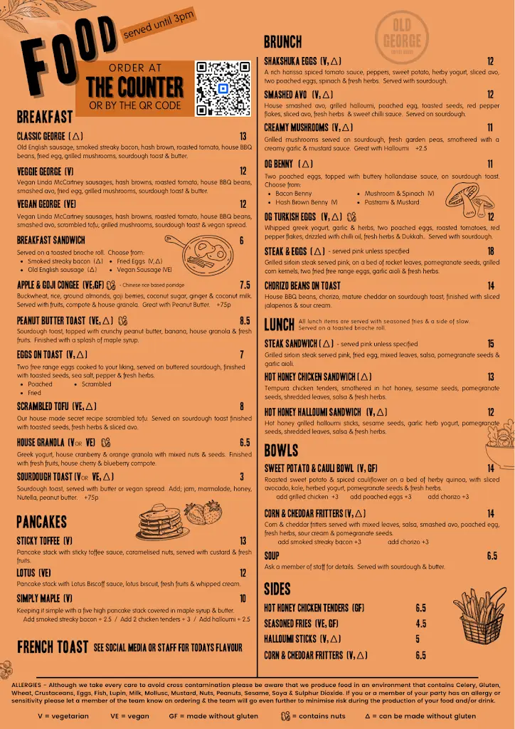 Menu_Old George @ Fox Valley_Stocksbridge_image_4