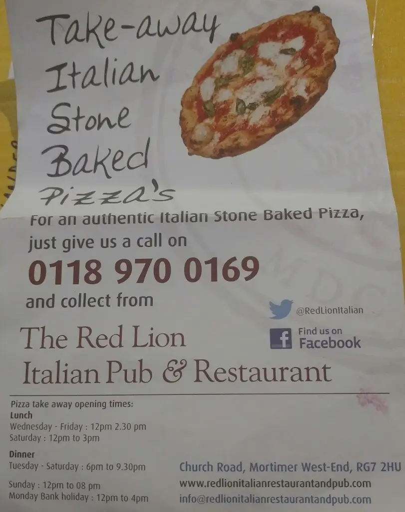 Menu_The Red Lion_Stratfield Mortimer_imagen_2