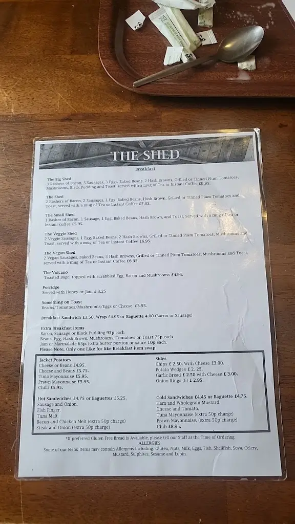 Menu_Shed Food & Drink_Stourport-on-Severn_immagine_1