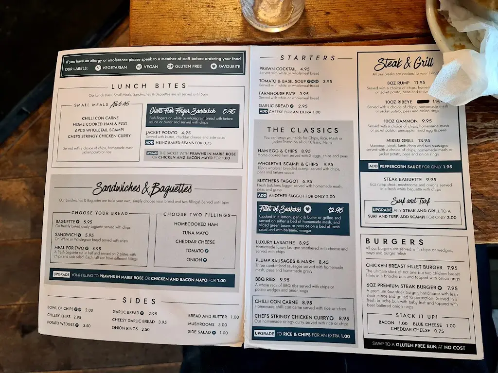 Menu_The Black Star_Stourport-on-Severn_image_2