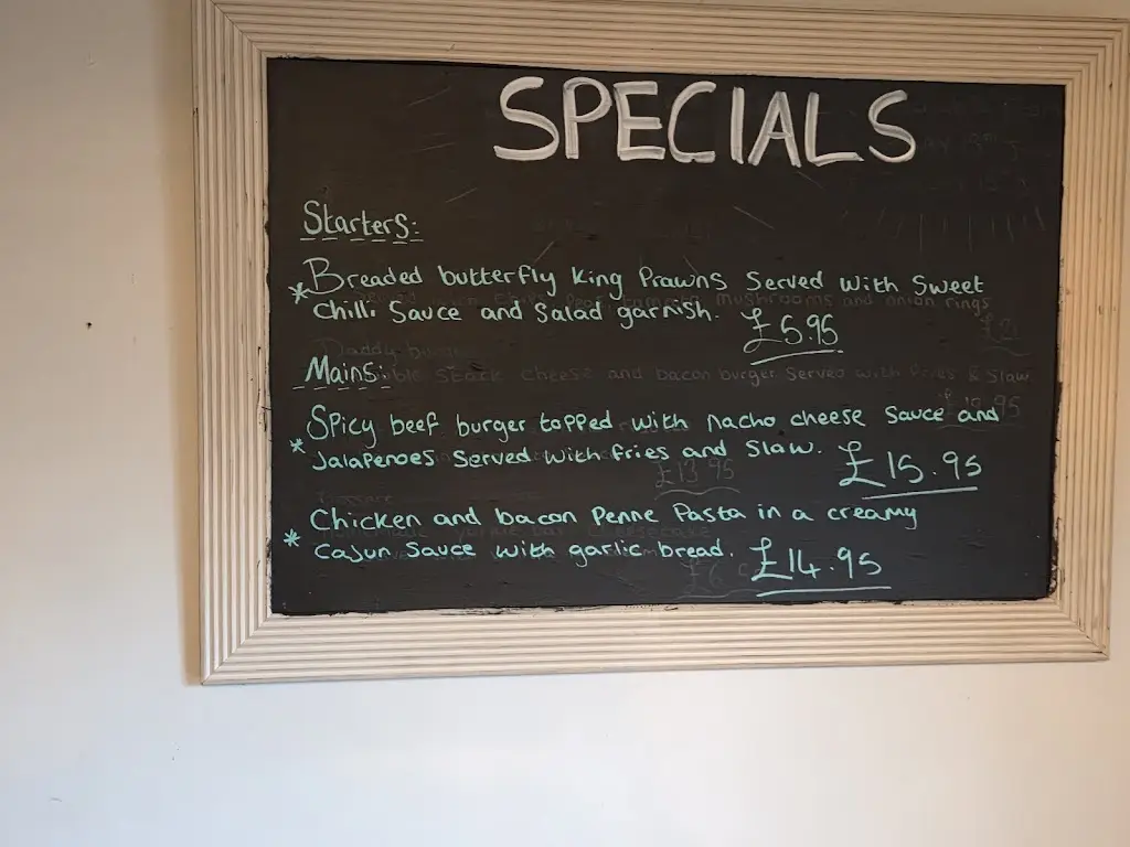 Menu_The Old Beams_Stourport-on-Severn_image_1