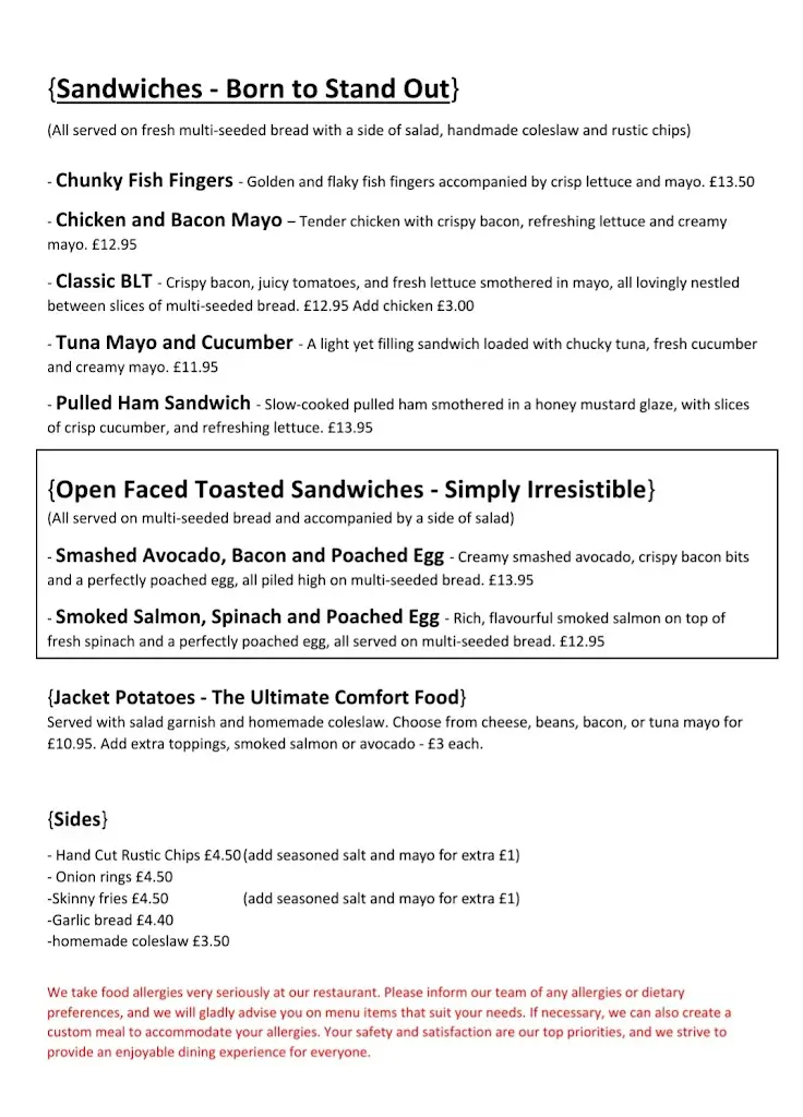 Menu_The Windlass Café_Stourport-on-Severn_image_1