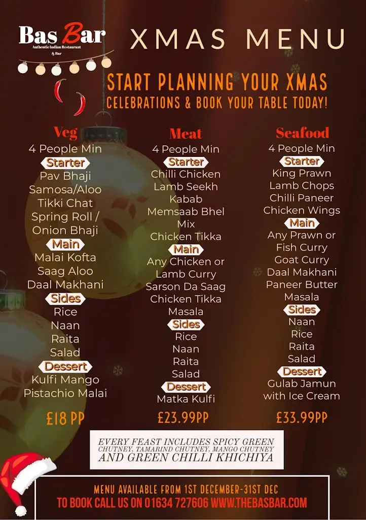 Menu_The Bas Bar_Strood_imagen_1