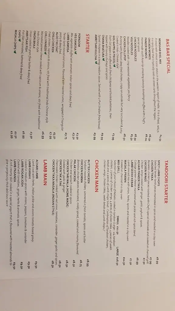 Menu_The Bas Bar_Strood_imagen_2