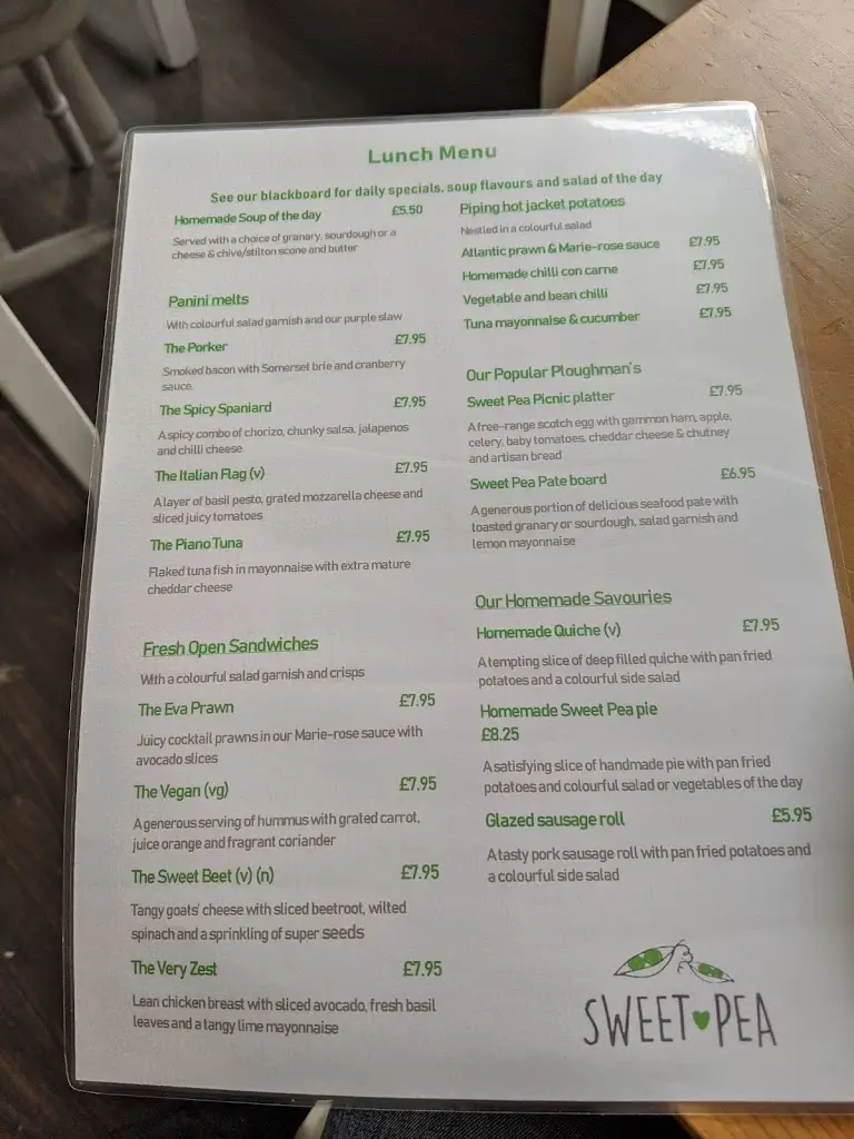 Menu_Sweet Pea Café_Sturminster Newton_image_3
