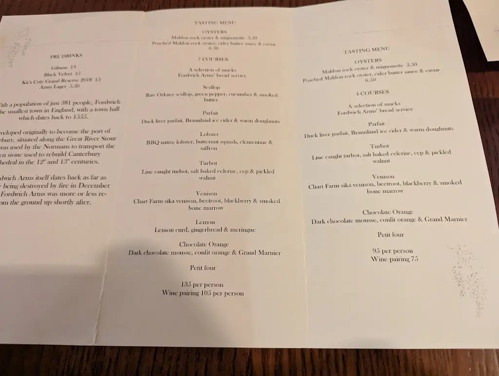 Menu_The Fordwich Arms_Sturry_image_2