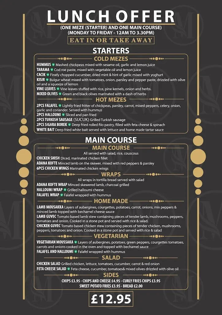 Menu_Meze Grill Turkish Restaurant_Stowmarket_image_1
