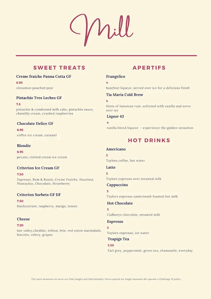 Menu_The Mill_Stowmarket_image_4