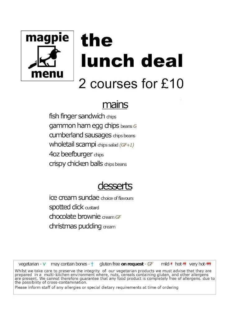 Menu_The Magpie_Stowmarket_image_4