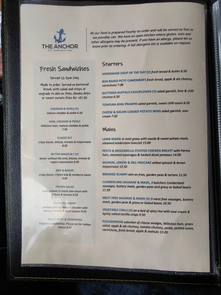 Menu_The Anchor Inn_Storrington_image_3