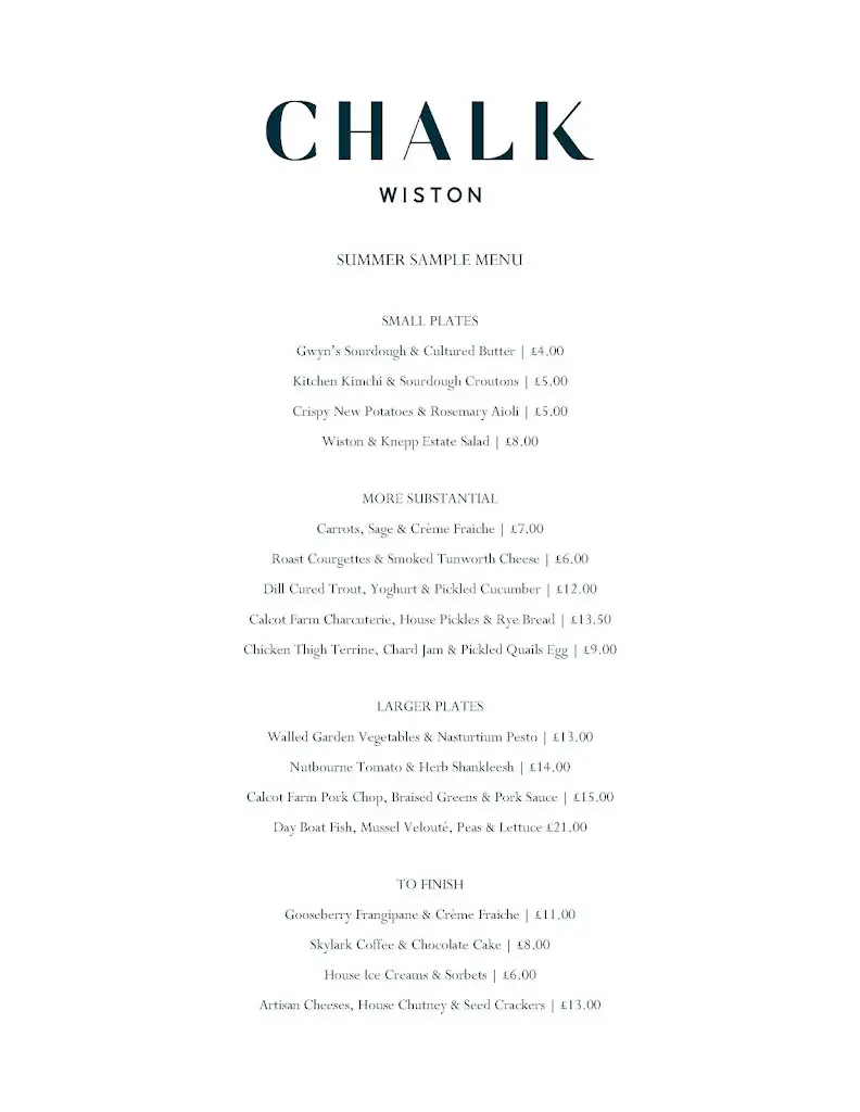 Menü_Wiston Estate Winery and Chalk Restaurant_Storrington_Bild_1
