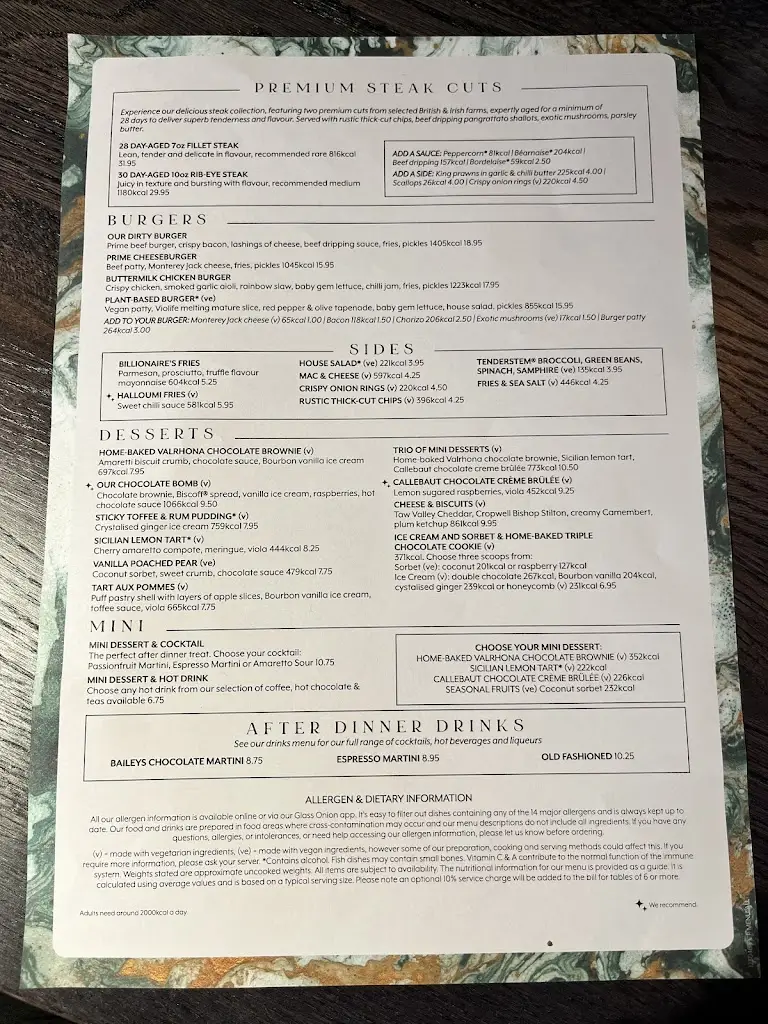 Menu_Red Lion Tavern Pulborough_Storrington_image_1