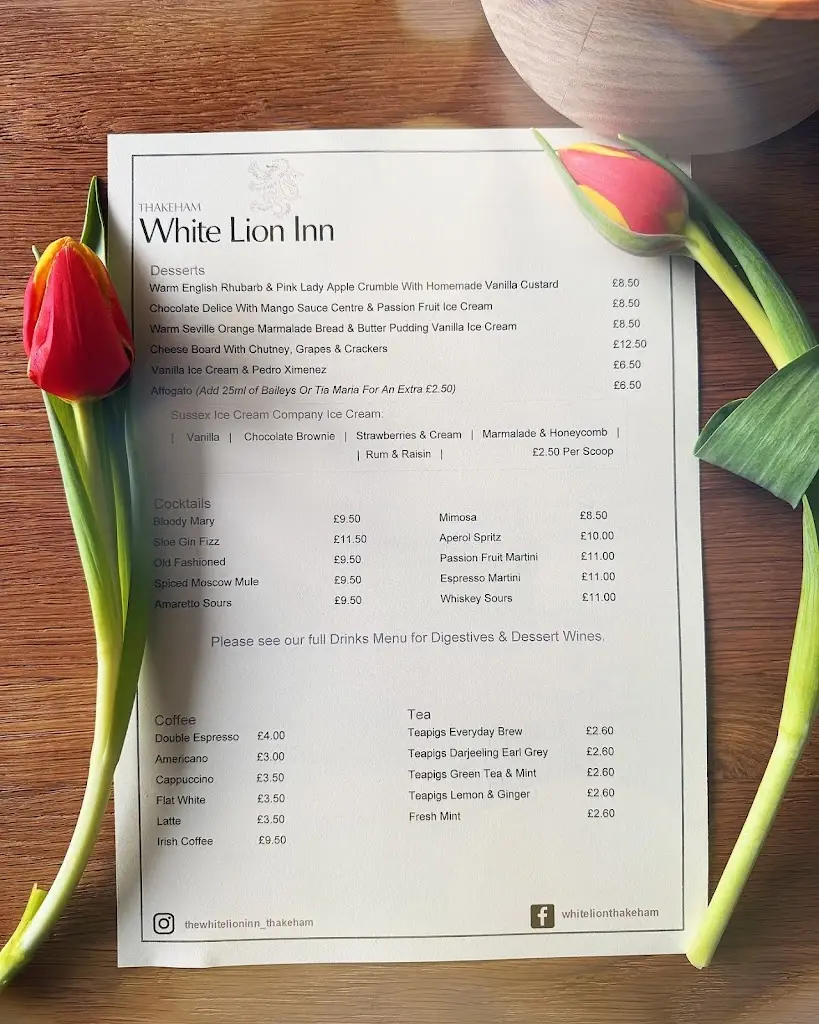 Menu_The White Lion Inn_Storrington_image_2