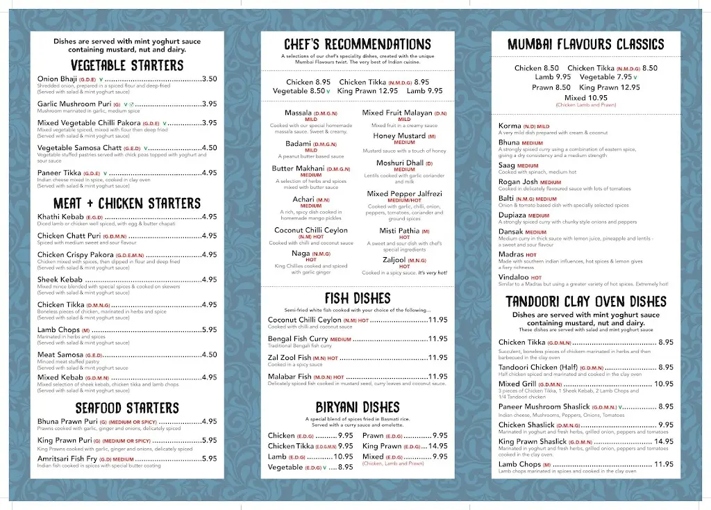 Menu_Mumbai of Alnwick_Alnwick_image_1