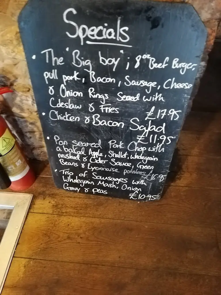Menu_The White Horse_Storrington_image_2