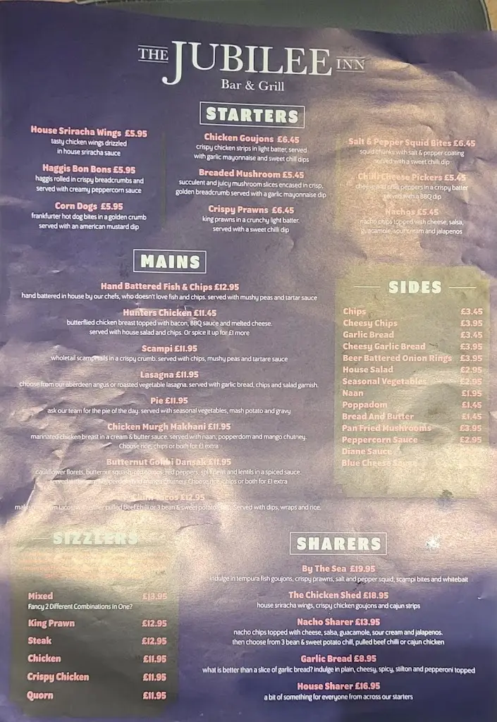 Menu_Jubilee Inn_Studley_image_2